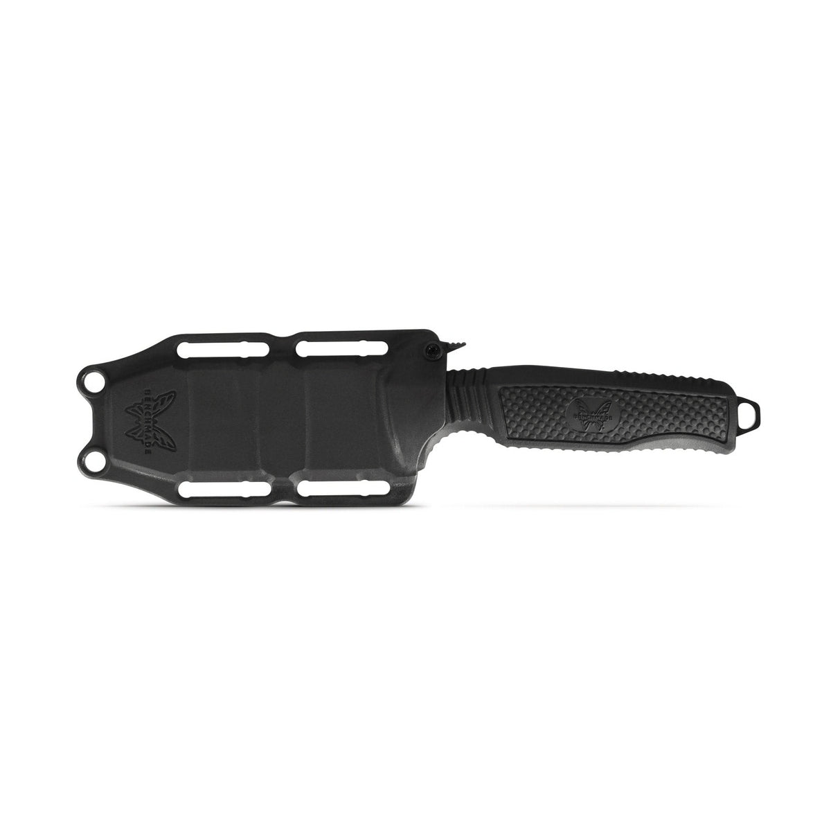 Benchmade 112SBK-BLK H2O Fixed Blade (Black Rubber Handle)