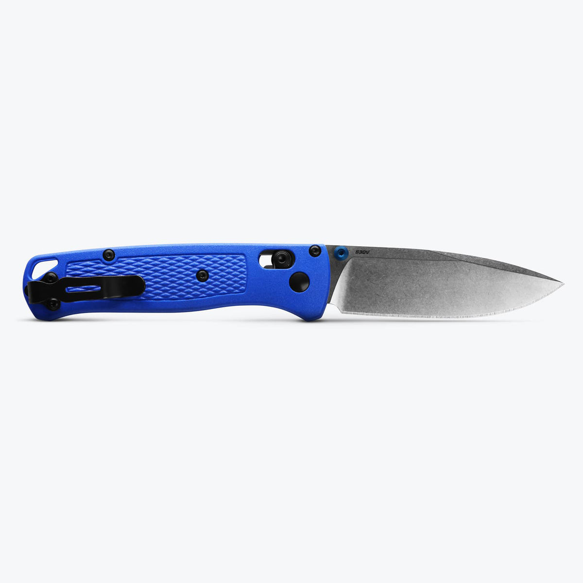 Benchmade 535 Bugout Folding Knife (Blue Grivory Handle)