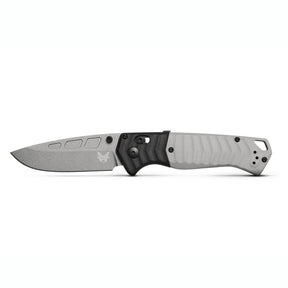 Benchmade 593GY-02 PSK Folding Knife (Milled Storm Gray Grivory Handle)