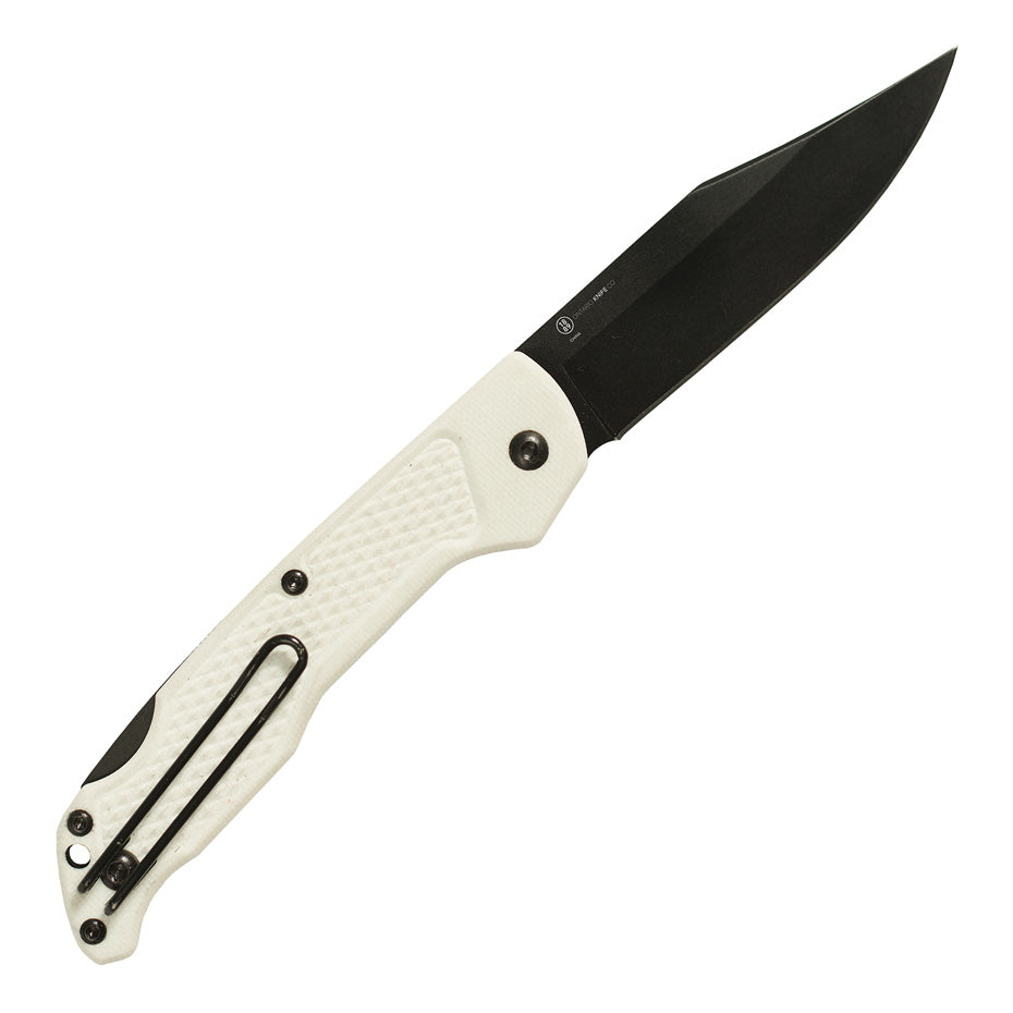 Ontario Camp Plus EDC Folding Knife (Frost White GFN Handle)