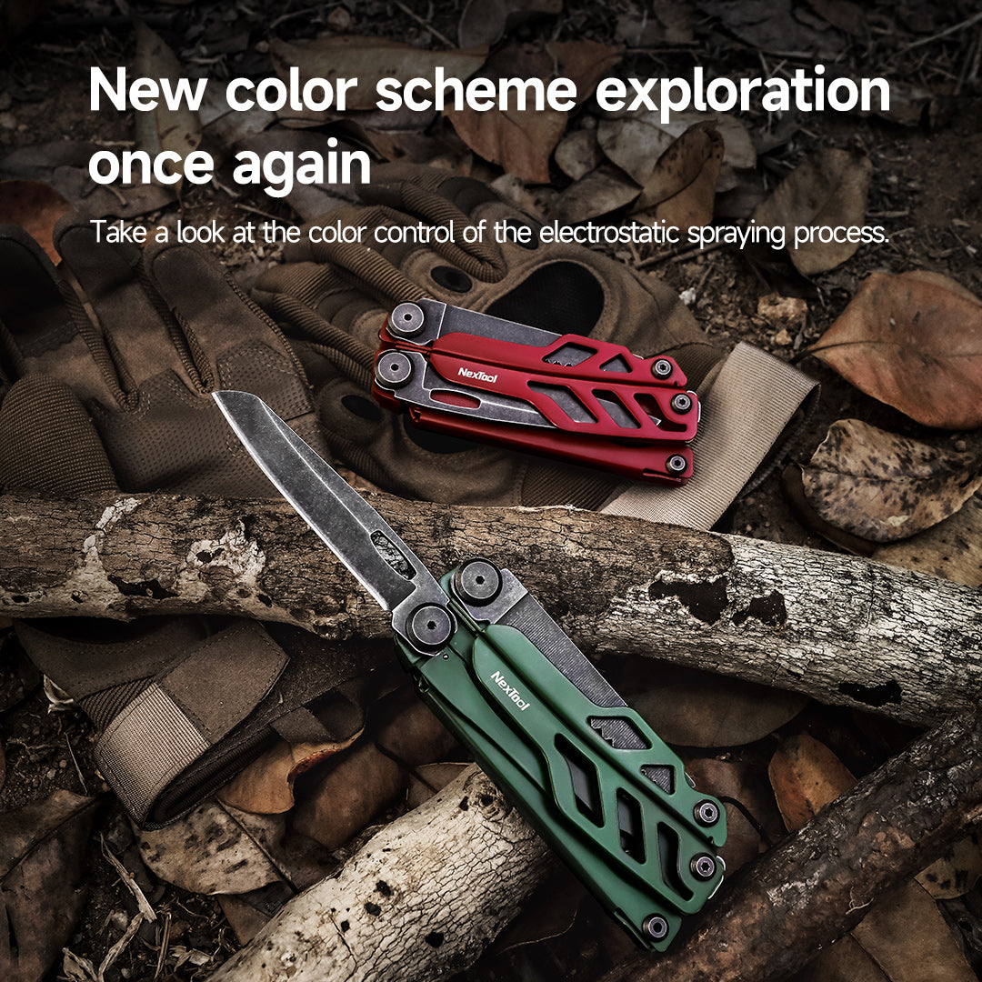 NexTool NE20278 16-In-1 Flagship Pro Multitool (Green)