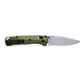 Benchmade 533SL-10 Mini Bugout Folding Knife (Woodland Green Aluminum Handle)