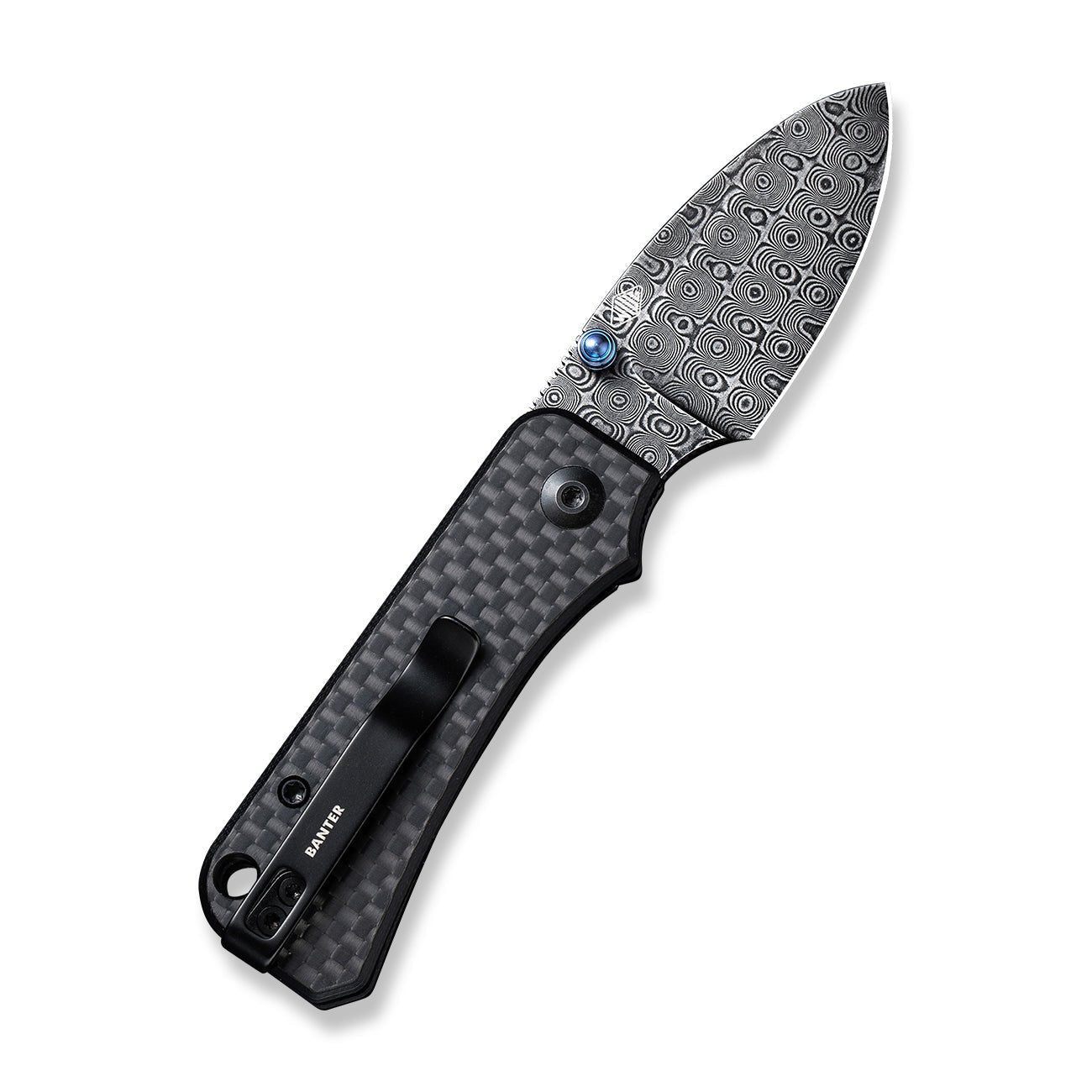 Civivi C19068S-DS1 Baby Banter Folding Knife (Black G10/Carbon Fiber Handle)