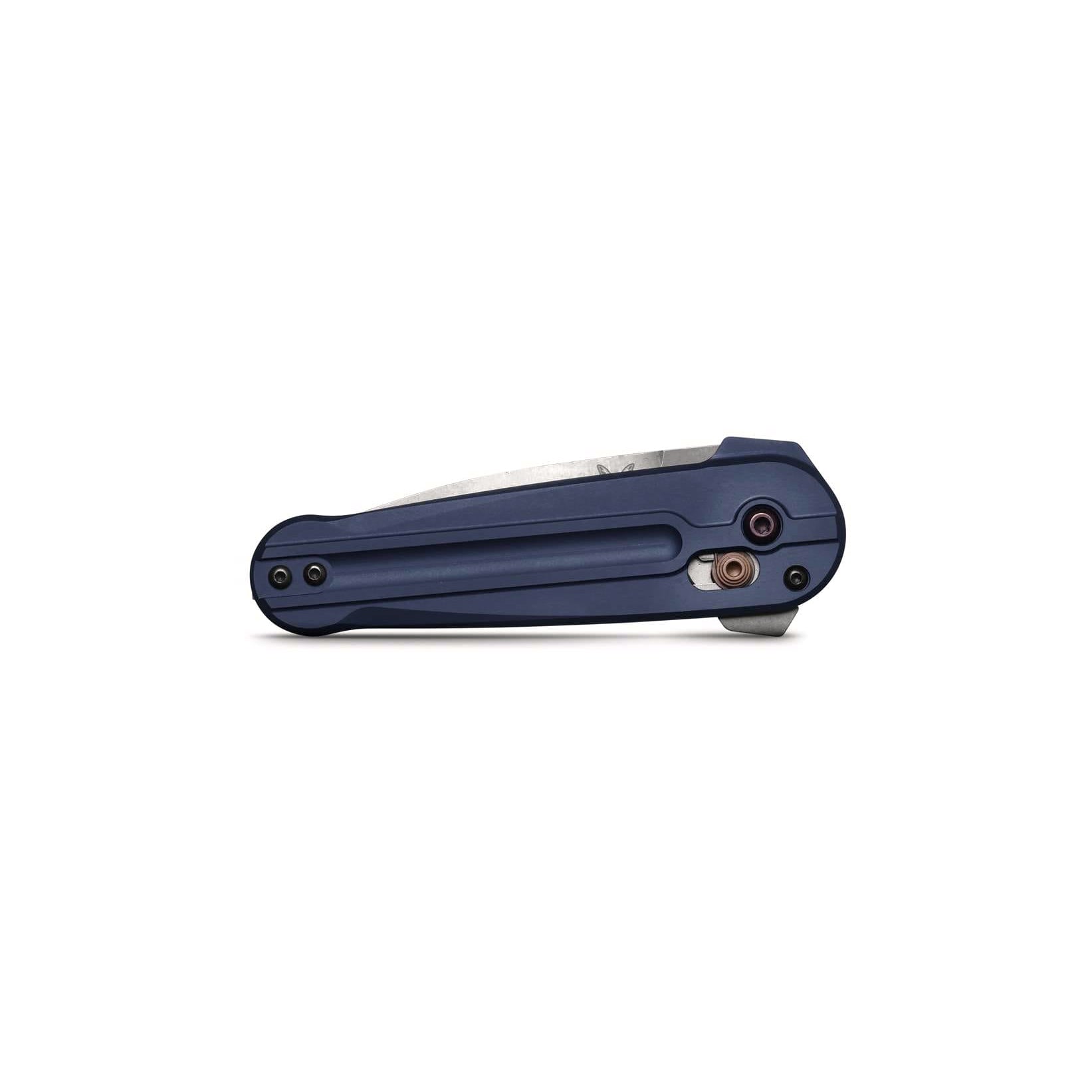 Benchmade 491 Lowden Folding Knife (Crater Blue Aluminum Handle)