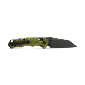 Benchmade 290BK-2 Full Immunity Folding Knife (Woodland Green Aluminum Handle)