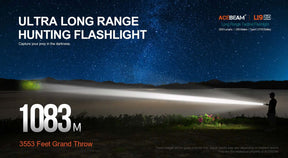 Acebeam L19 2.0 Long Range Flashlight (2200 Lumens)