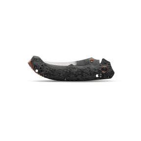 Benchmade 865-02 Mini Bedlam Folding Knife (Marbled Carbon Fiber Handle)
