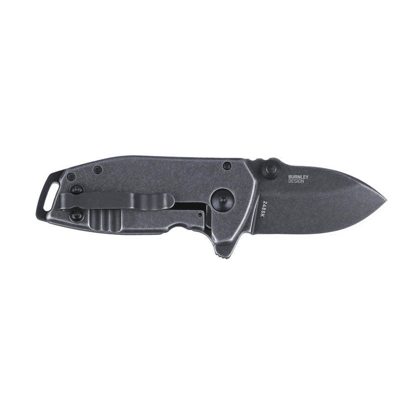 CRKT 2485K Squid Compact Folding Knife (Black Stainless Steel Handle)