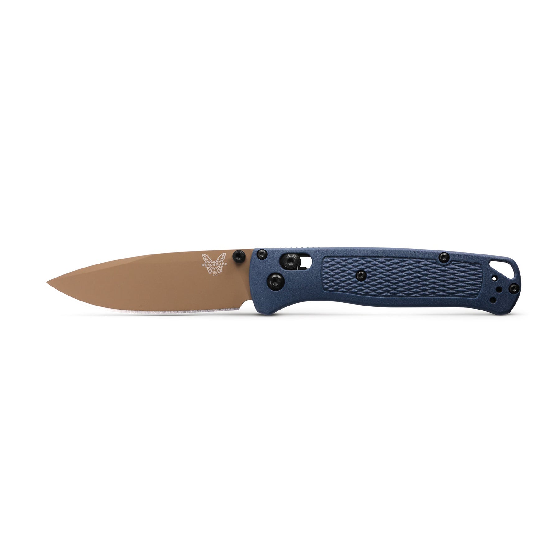 Benchmade 535FE-05 Bugout Folding Knife (Crater Blue Grivory® Handle)