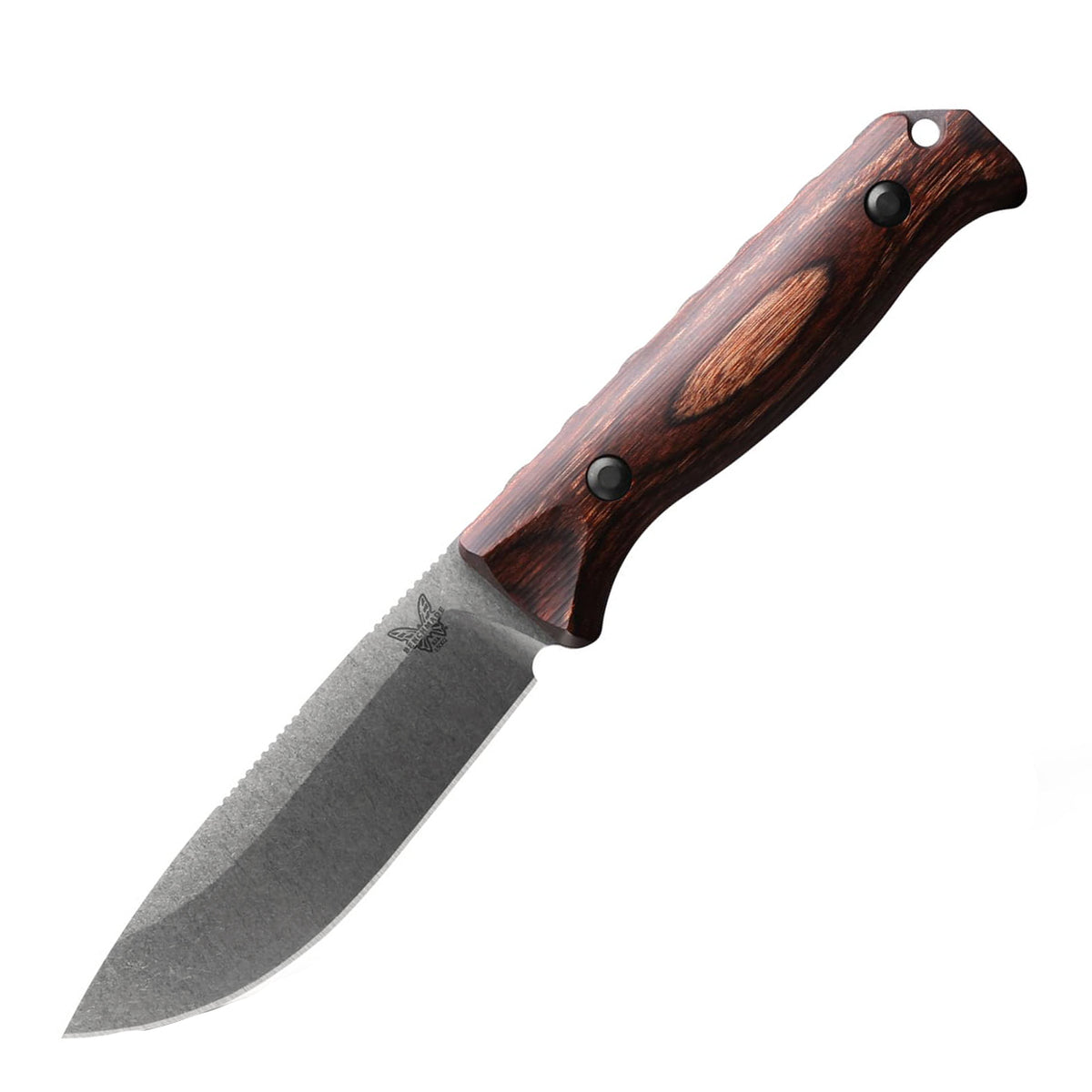 Benchmade 15002 Saddle Mountain Fixed Blade (Stabilized Wood Handle)