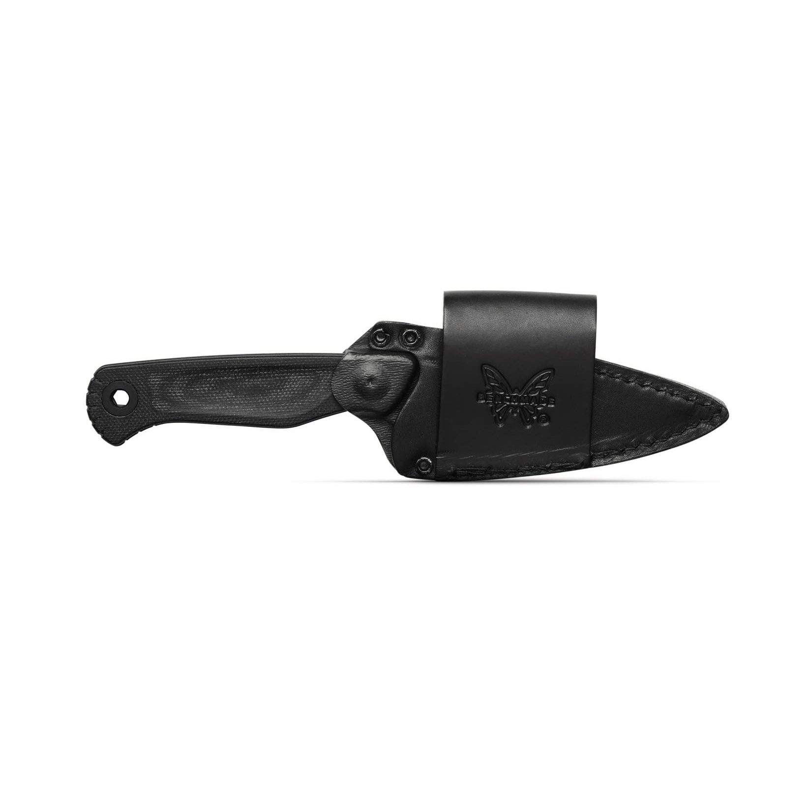 Benchmade 203BK-02 Dacian Pocket Fixed Blade (Black Canvas Micarta Handle)