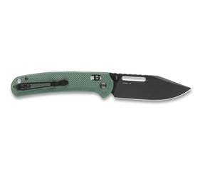 Ganzo G768PT-GB Axis Lock Titanium Coating Folding Knife (Green G10 Handle)