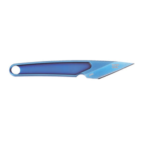 CRKT 7065 HangTi Fixed Blade (One Piece Blue Titanium Construction)