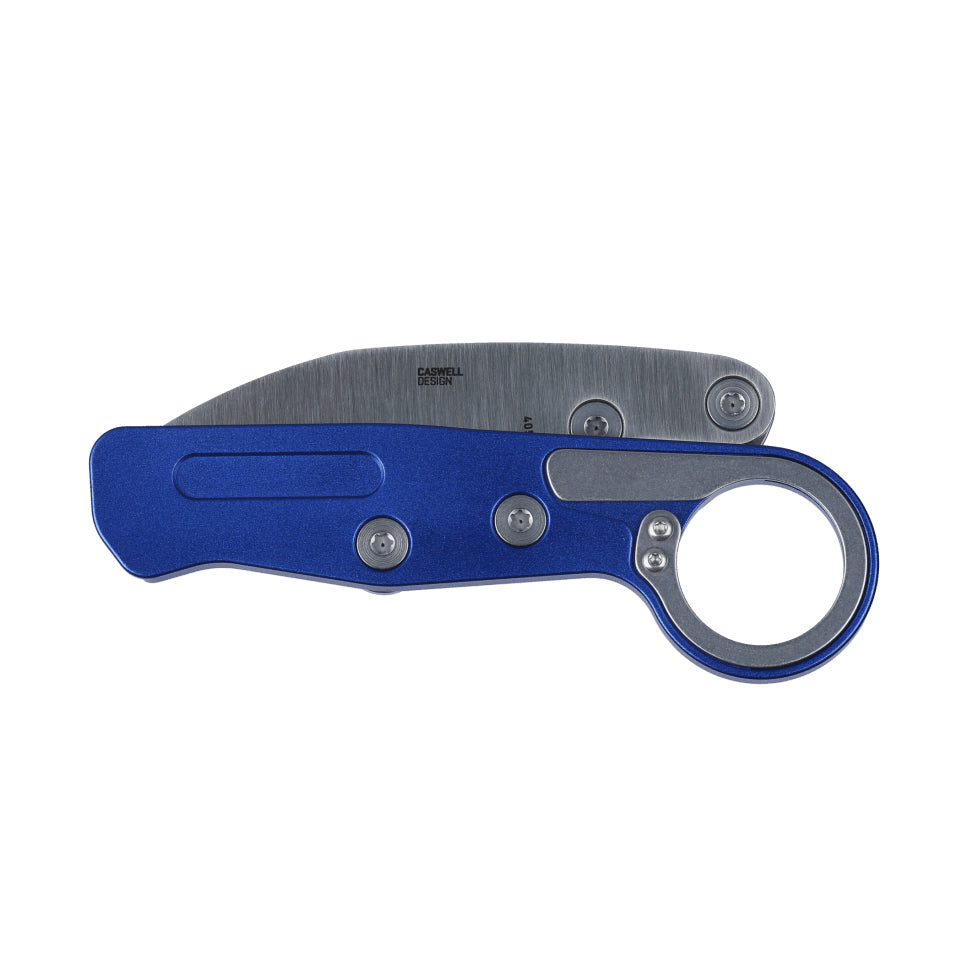 CRKT 4050 Kinematic Provoke EDC Folding Knife (Blue Aluminum Handle)