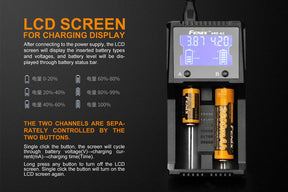 Fenix ARE-A2 Dual Channel Battery Charger