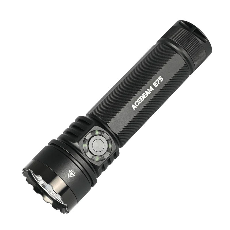 Acebeam E75 Flashlight (3000 Lumens) (Black)