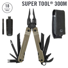 Leatherman Super Tool 300M Multitool (Coyote Tan)