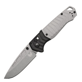 Benchmade 593GY-02 PSK Folding Knife (Milled Storm Gray Grivory Handle)