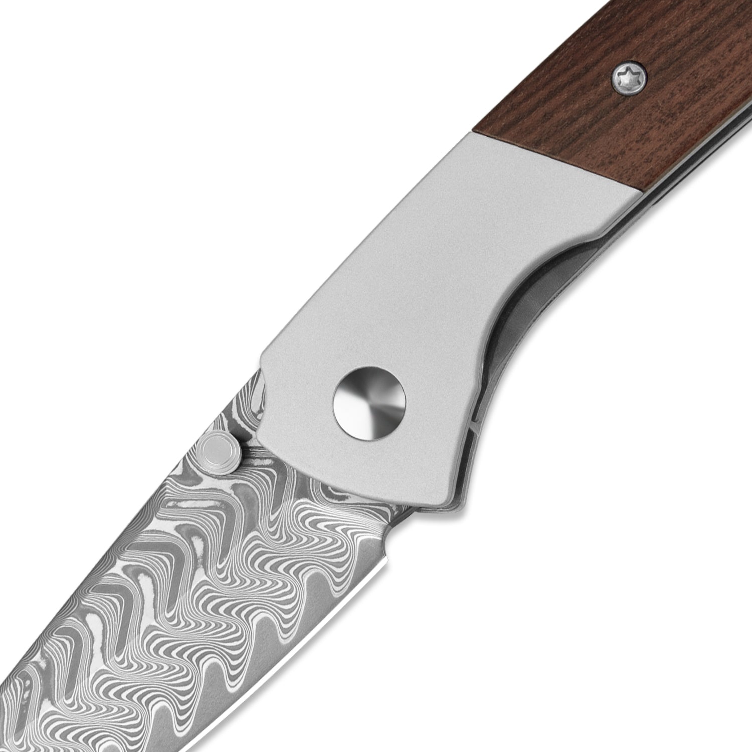 Kizer V3690A3 Spitfire Shanxi Damascus Steel
