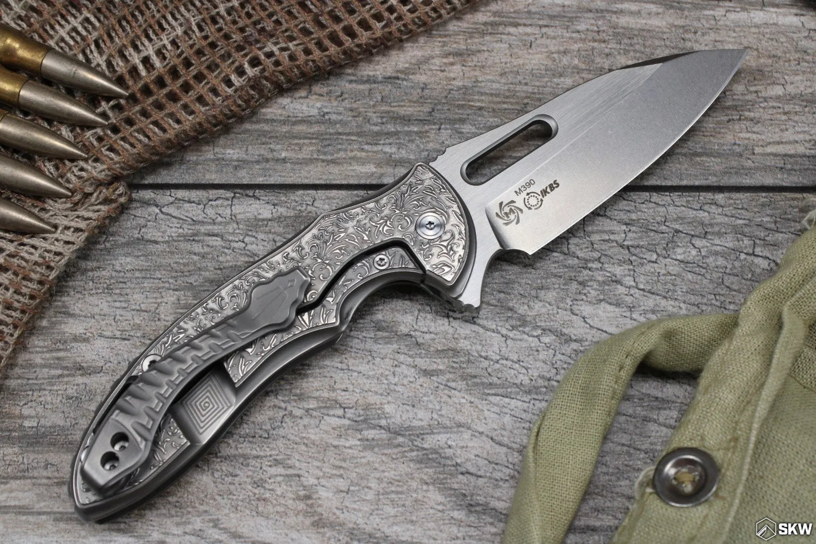 Mechforce Sentry Rick Lala M390 (Titanium Handle)