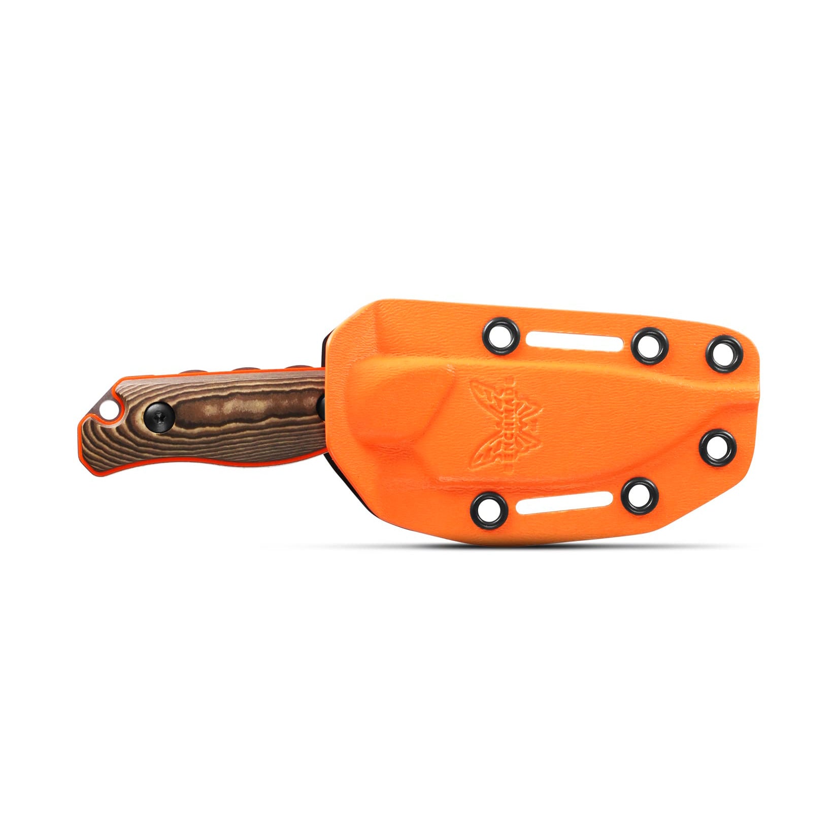 Benchmade 15017-1 Hidden Canyon Hunter Fixed Blade (Richlite Orange G10 Base Layer Handle)