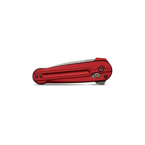 Benchmade 491GY-01 Lowden Folding Knife (Phoenix Red Aluminum Handle)