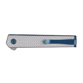 CRKT 7081 CEO Microflipper Folding Knife (Textured Aluminum Handle)