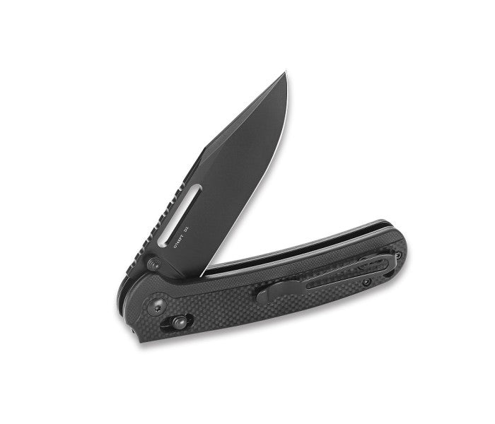 Ganzo G768PT-BK Axis Lock Titanium Coating Folding Knife (Black G10 Handle)