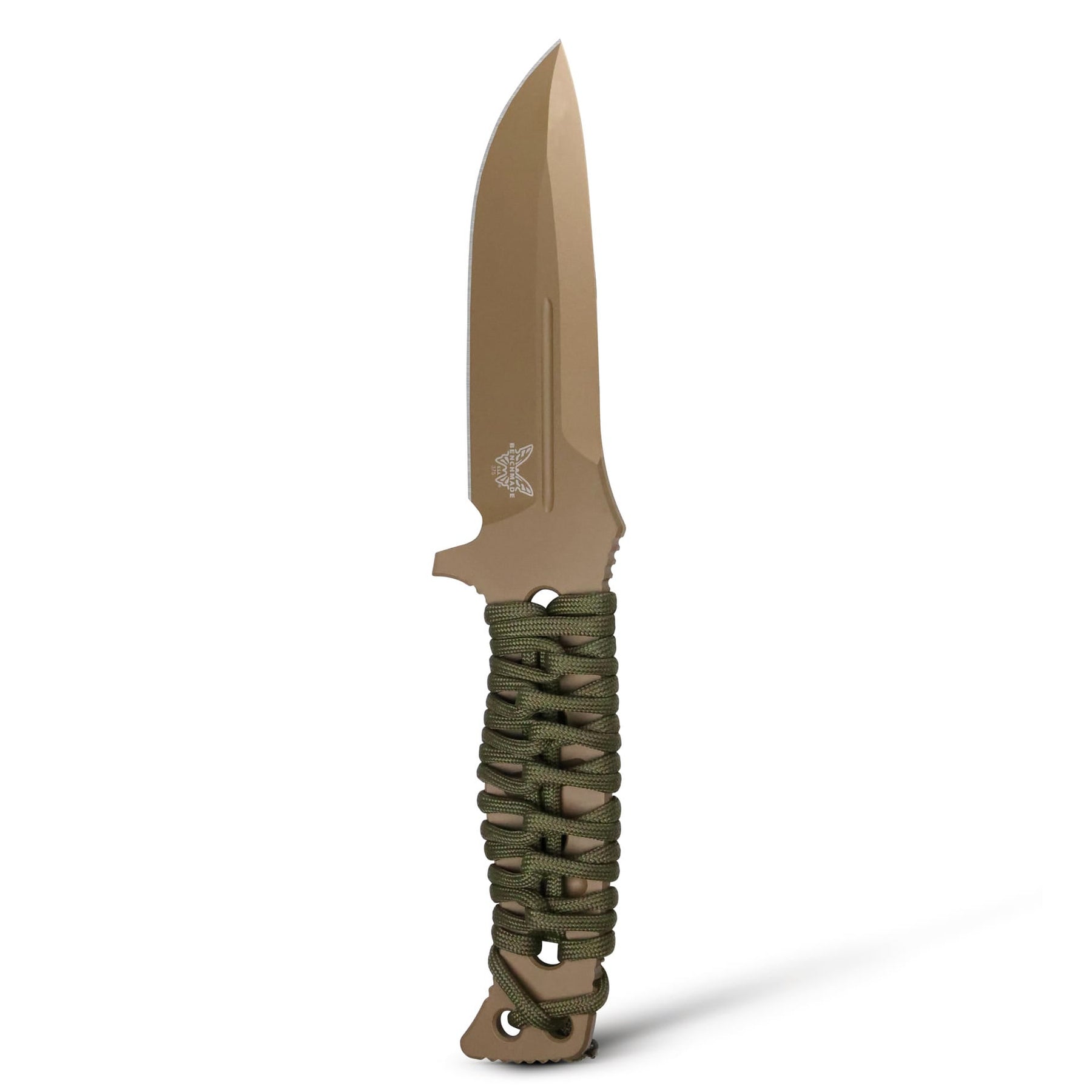 Benchmade 375FE-1 Adamas Fixed Blade (Flat Dark Earth Skeletonized Handle)