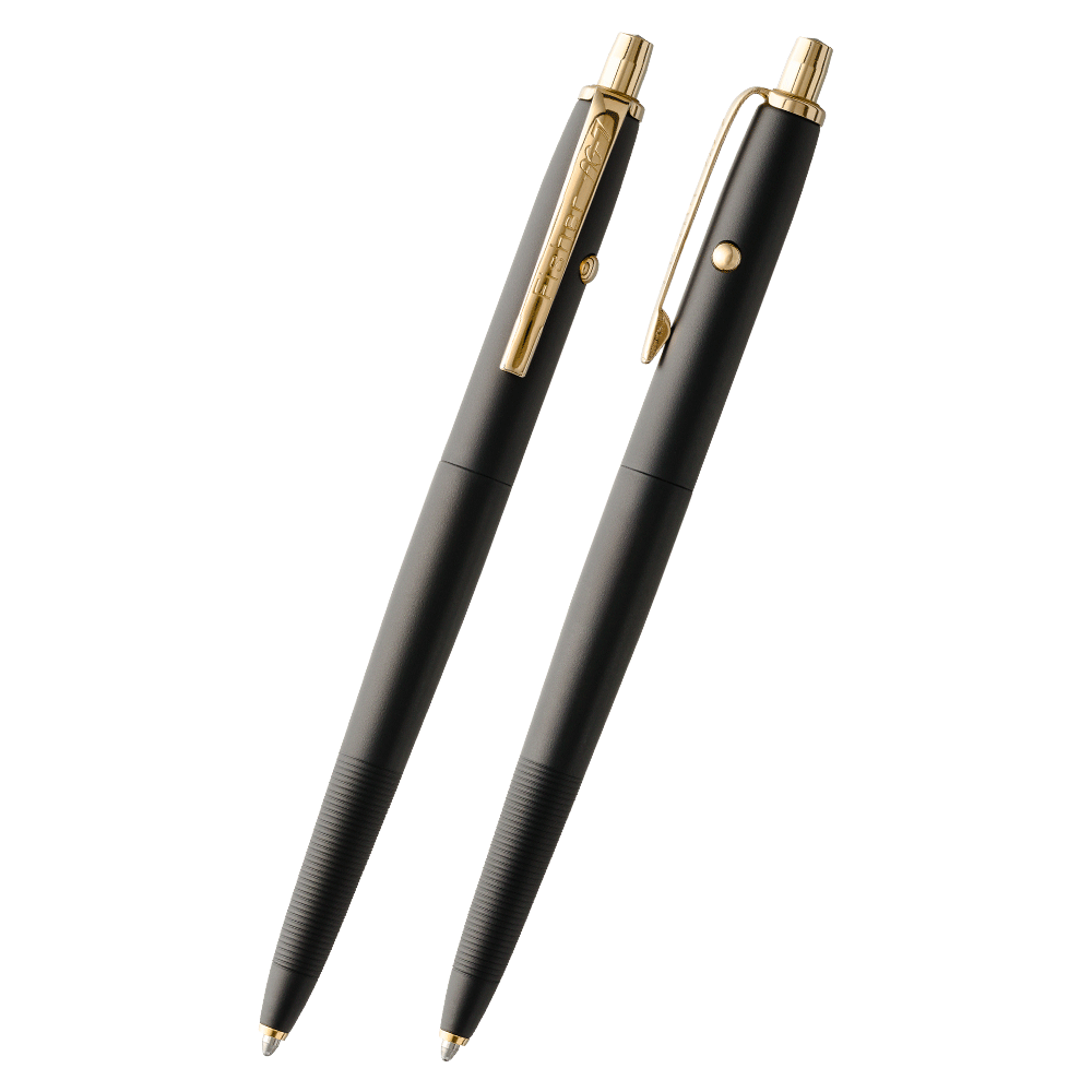 Fisher Space Astronaut Pen AG7 Cerakote Titanium Nitride Edition (Graphite Black/Gold)