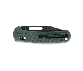 Ganzo G768PT-GB Axis Lock Titanium Coating Folding Knife (Green G10 Handle)