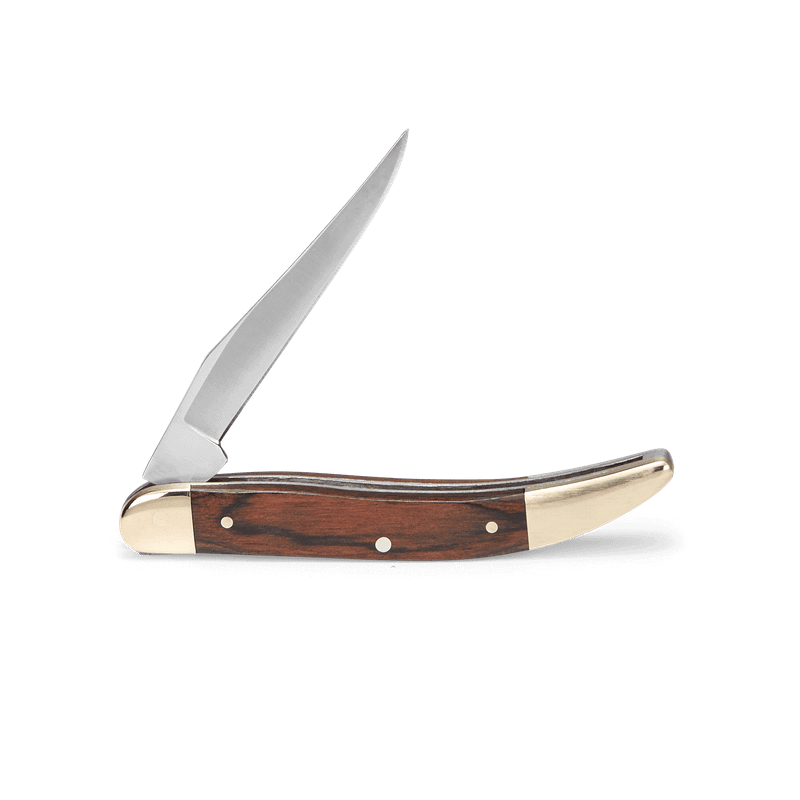 Buck 385 Toothpick Folder (Burlwood Handle)