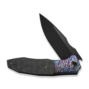 WE KNIFE WE23091-3 Archeozoic (Flamed Bolstered Titanium Handle)