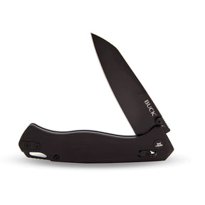 Buck 698 Ferrox Folder (Black Anodized Aluminum)