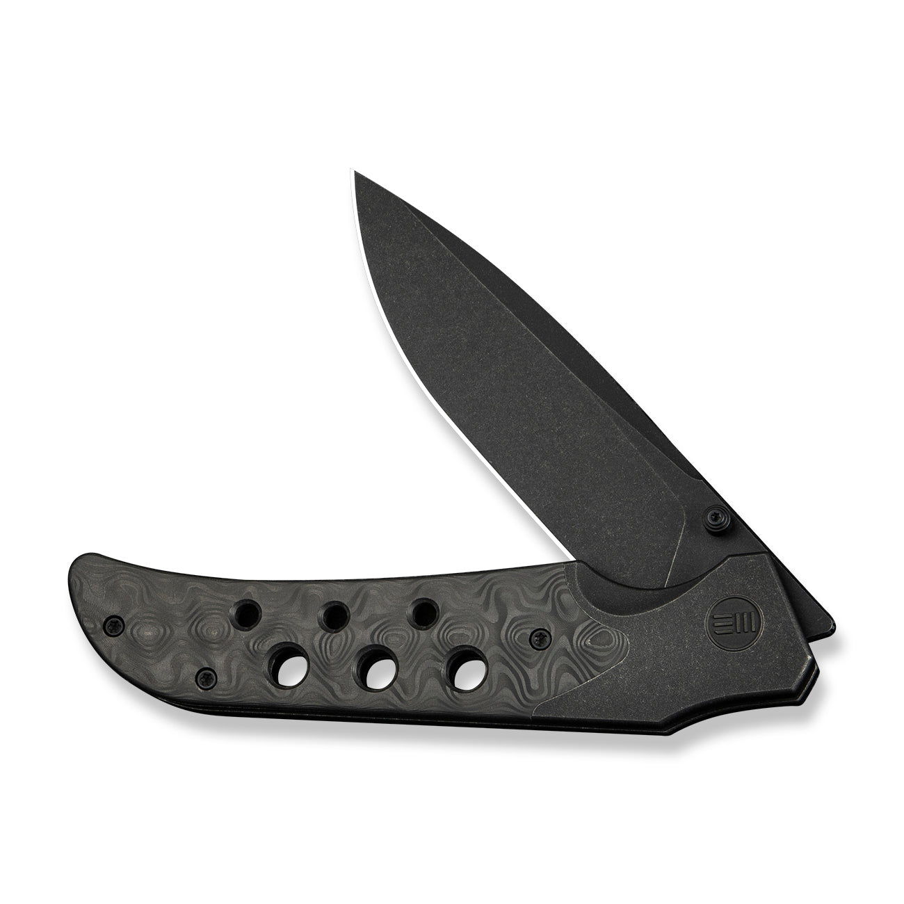 WE KNIFE WE23072B-1 WE-Guthrie (Black Bolstered Titanium Handle)