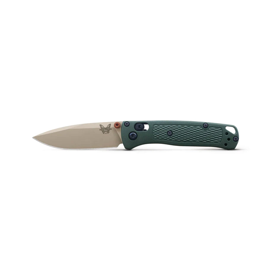Benchmade 533TN-2601 Mini Bugout Folding Knife (Taiga Green Grivory Handle)