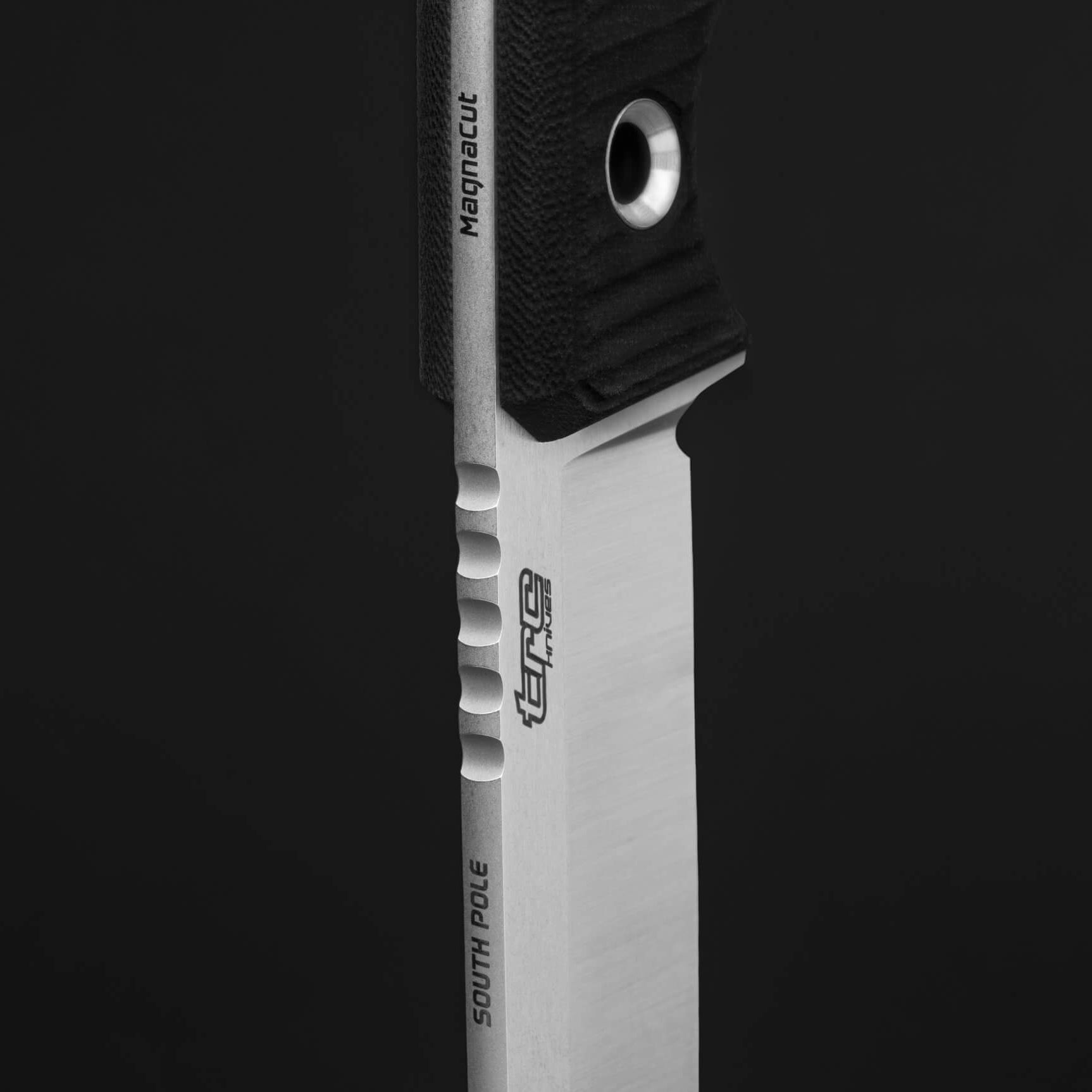 TRC South Pole Magnacut (Black Canvas Micarta Handle)