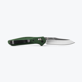 Benchmade 940 Osborne Folding Knife (Green Aluminum Handle)