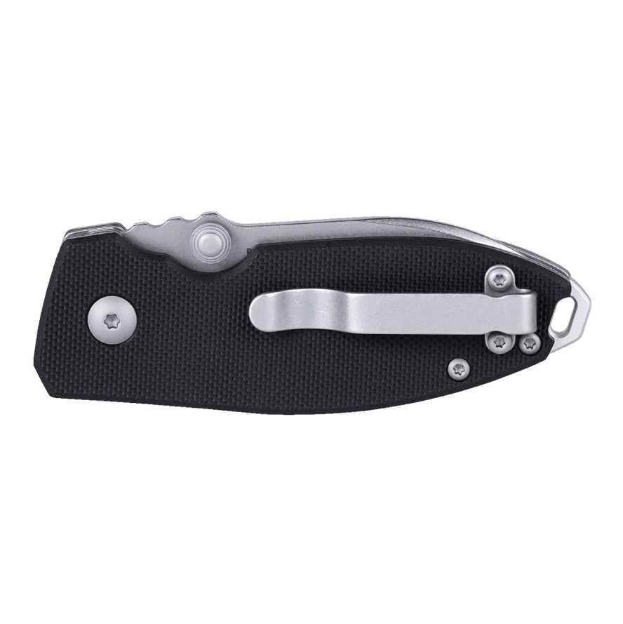 CRKT 2474 Squid Button Lock Folding Knife (Black G10 Handle)