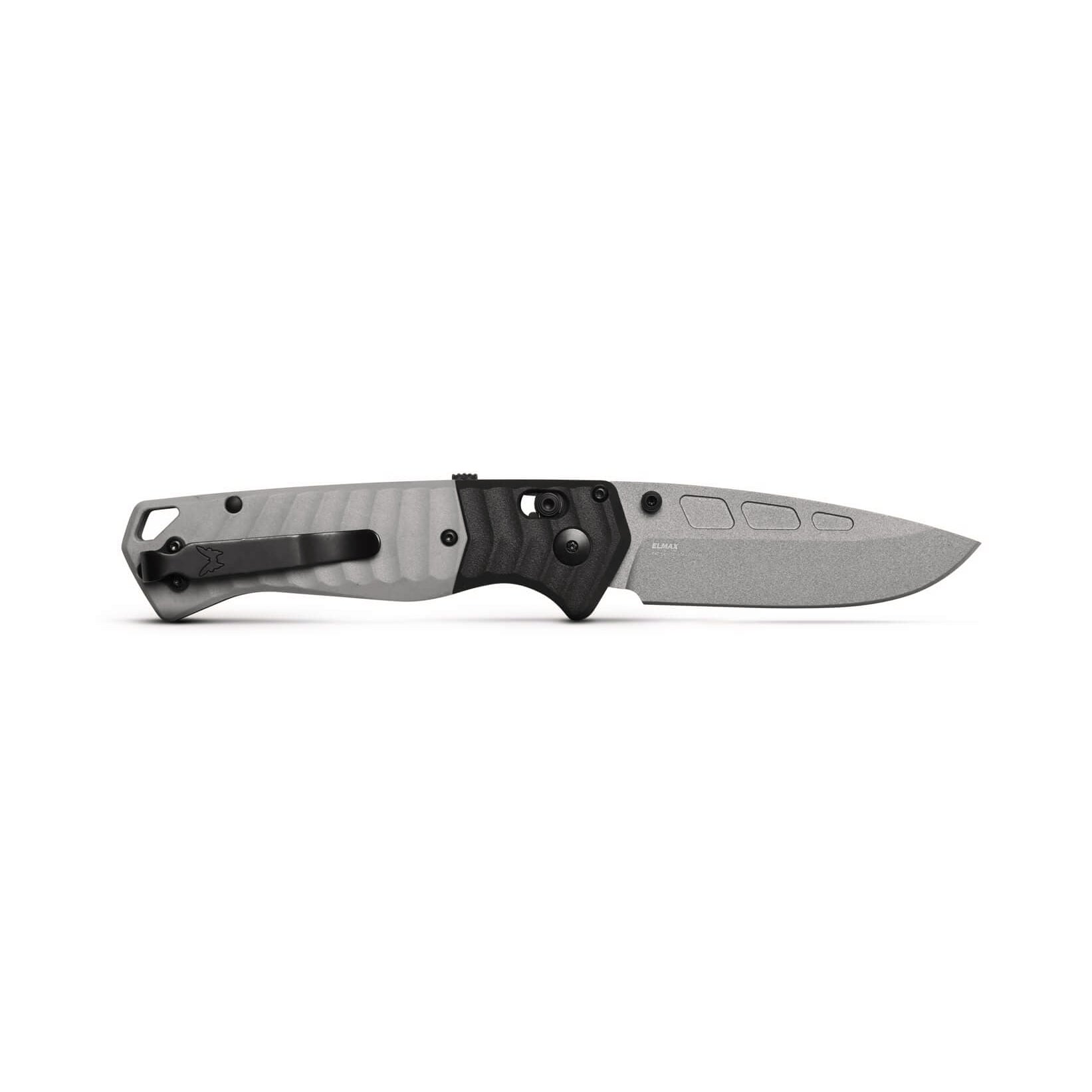 Benchmade 593GY-02 PSK Folding Knife (Milled Storm Gray Grivory Handle)