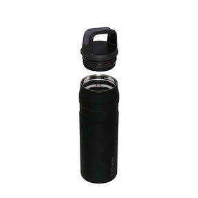 Stanley IceFlow Bottle With Cap and Carry + Lid 16oz (Black)