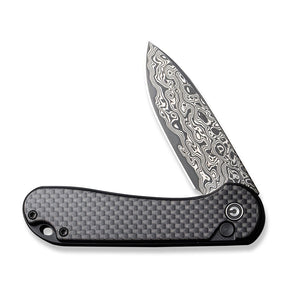 Civivi C18062PB-DS1 Button Lock Elementum II Folding Knife (Black G10 Handle)