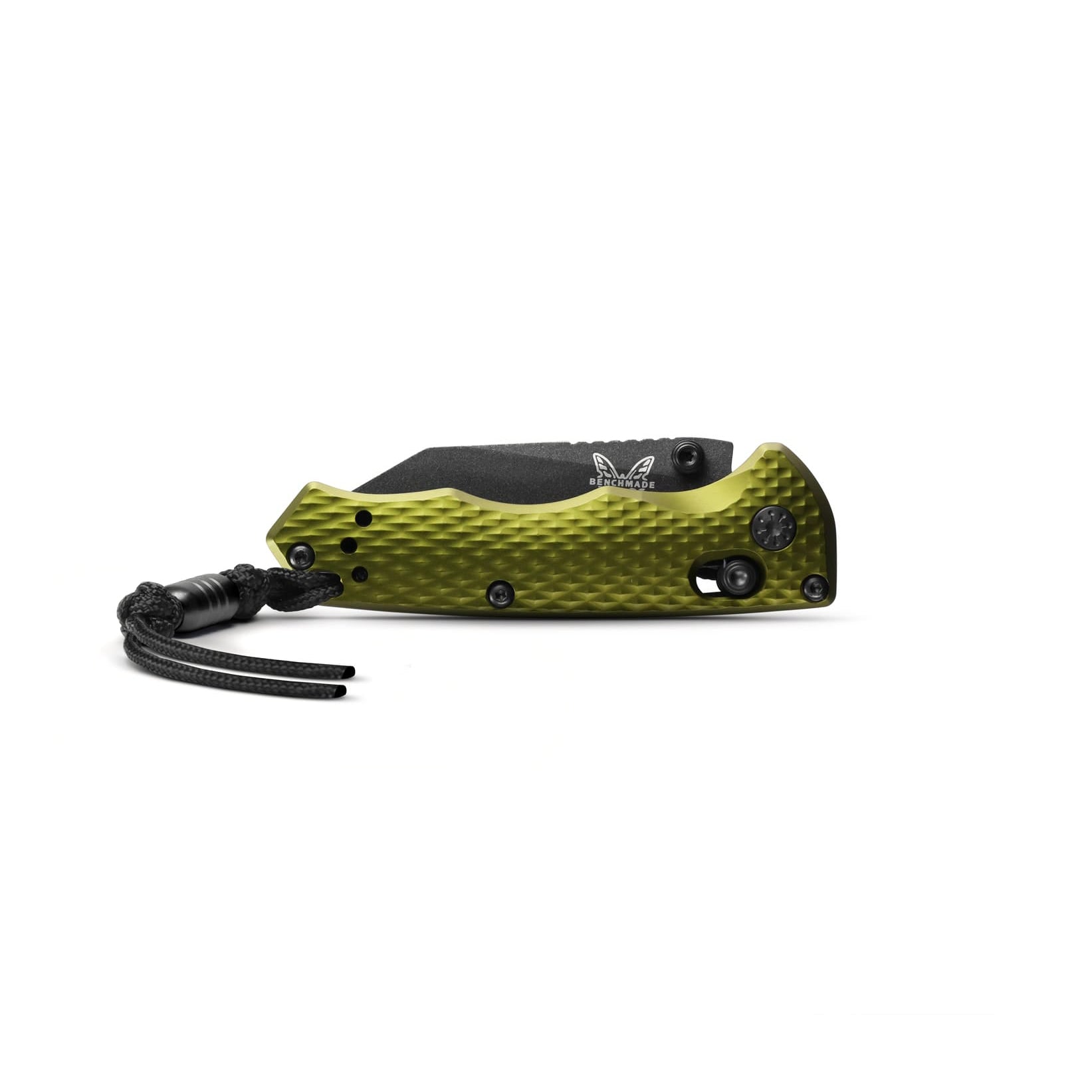 Benchmade 290BK-2 Full Immunity Folding Knife (Woodland Green Aluminum Handle)