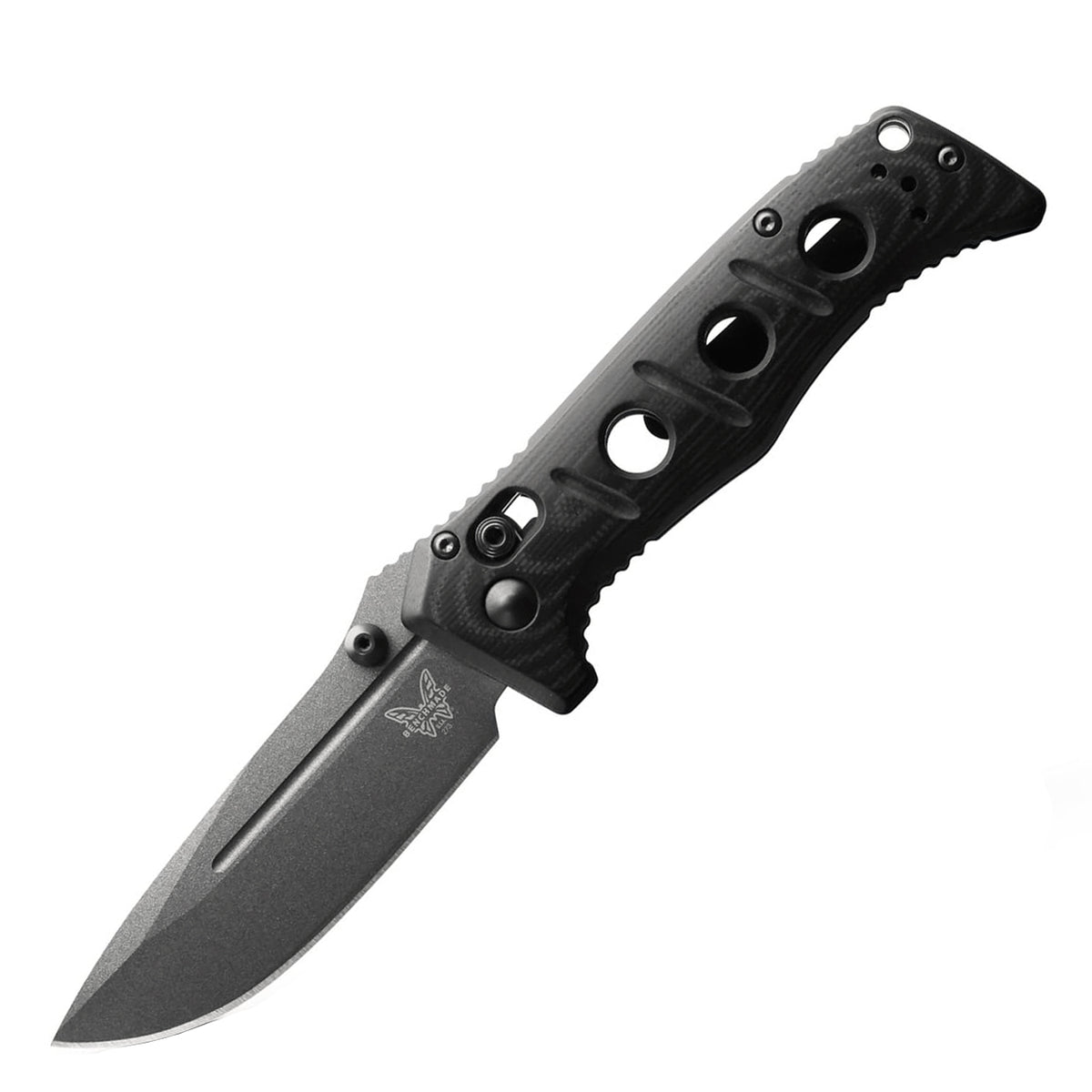 Benchmade 273GY-1 Mini Adamas Folding Knife (Black G10 Handle)