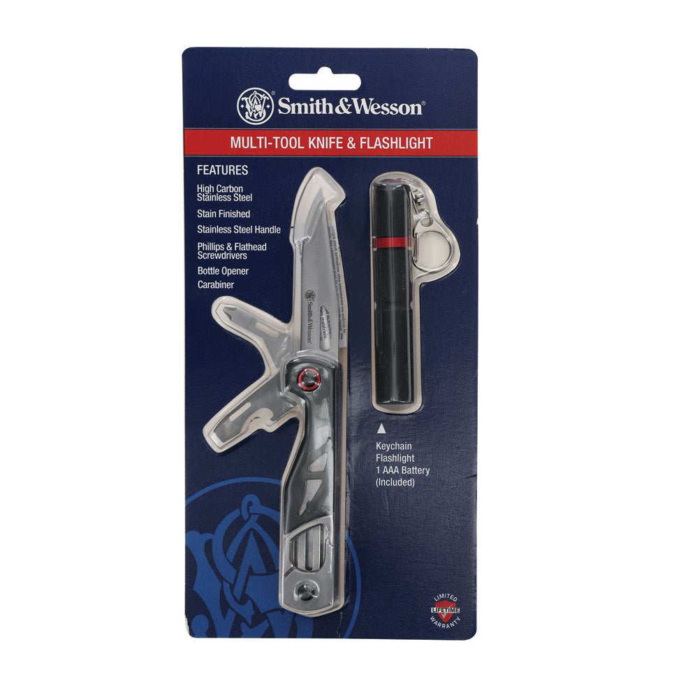 Smith & Wesson Multi Tool Flashlight Combo