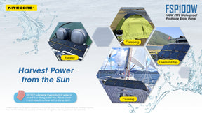 Nitecore FSP100W ETFE Waterproof Foldable Solar Panel