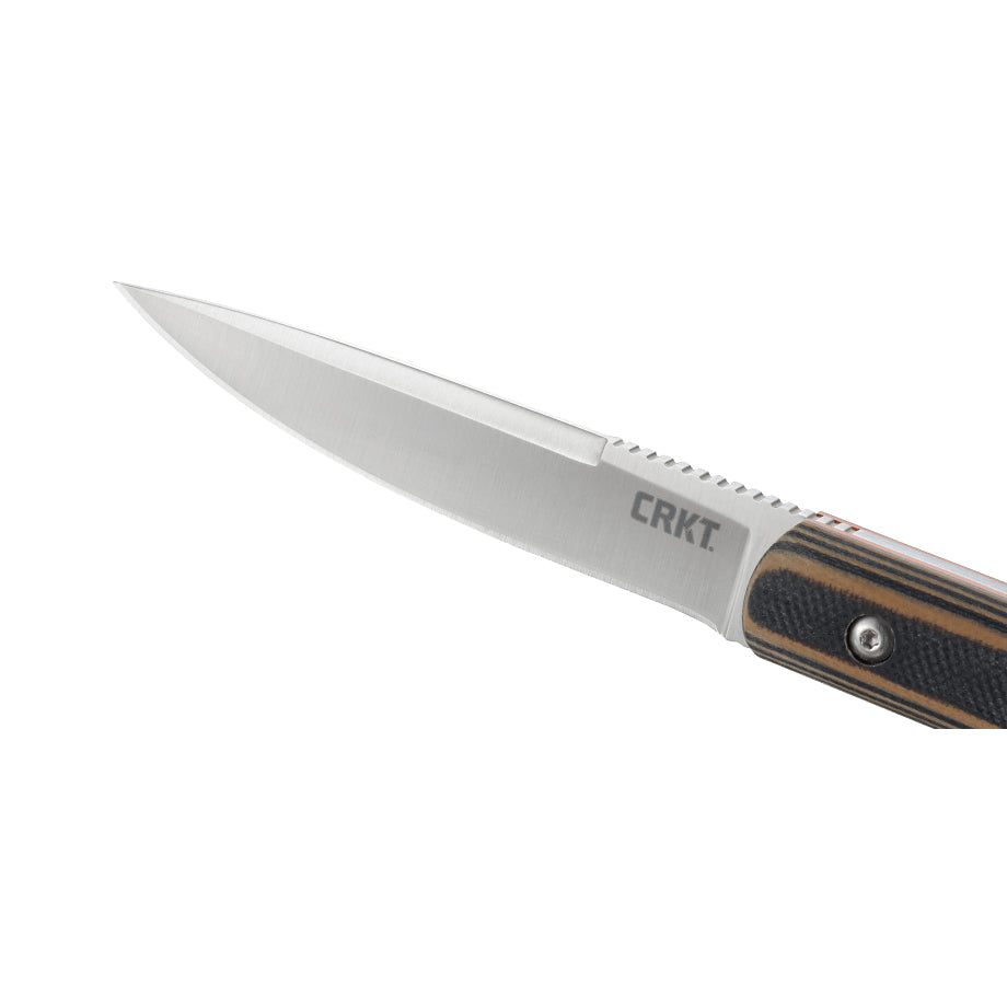 CRKT 2382 Biwa Fixed Blade (Brown G10 Handle)