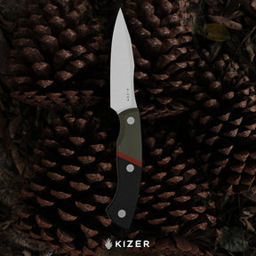 Kizer 1109A2 Hissbite bushcraft lifestyle