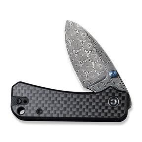 Civivi C19068S-DS1 Baby Banter Folding Knife (Black G10/Carbon Fiber Handle)