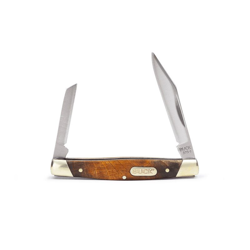 Buck 375 Deuce Folder (Woodgrain Handle)